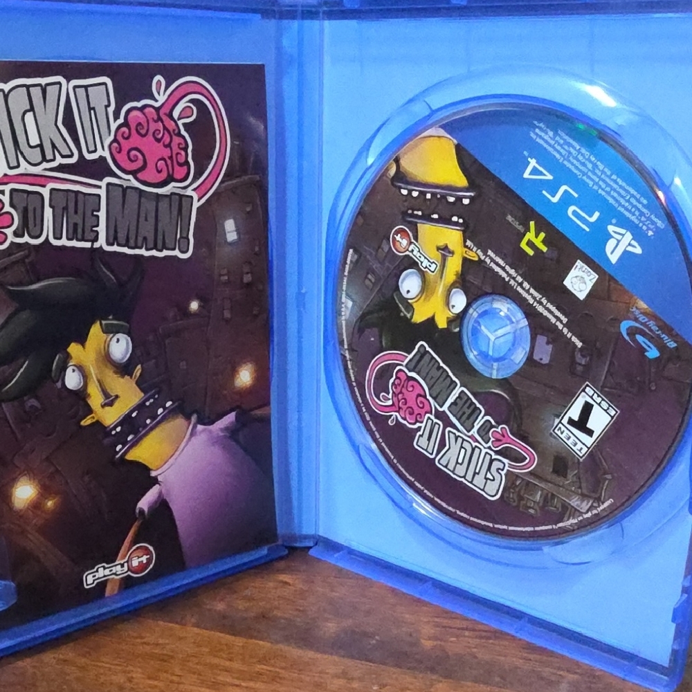 Stick It to The Man! for PS4 - Blue Case
